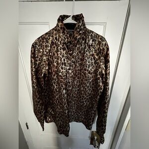 Portabella Leopard Print Blouse